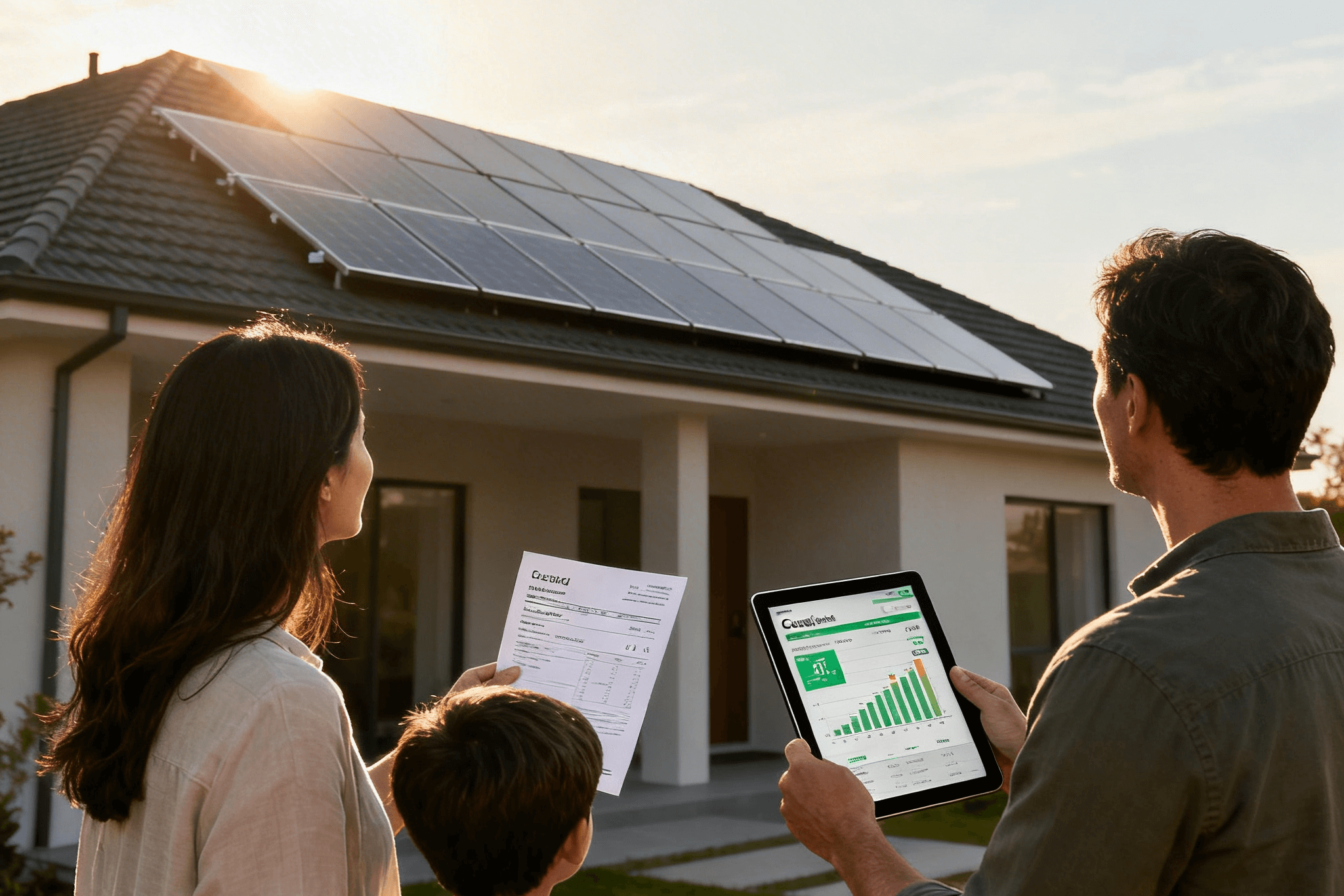 combien panneaux solaires sur le toit de sa maison